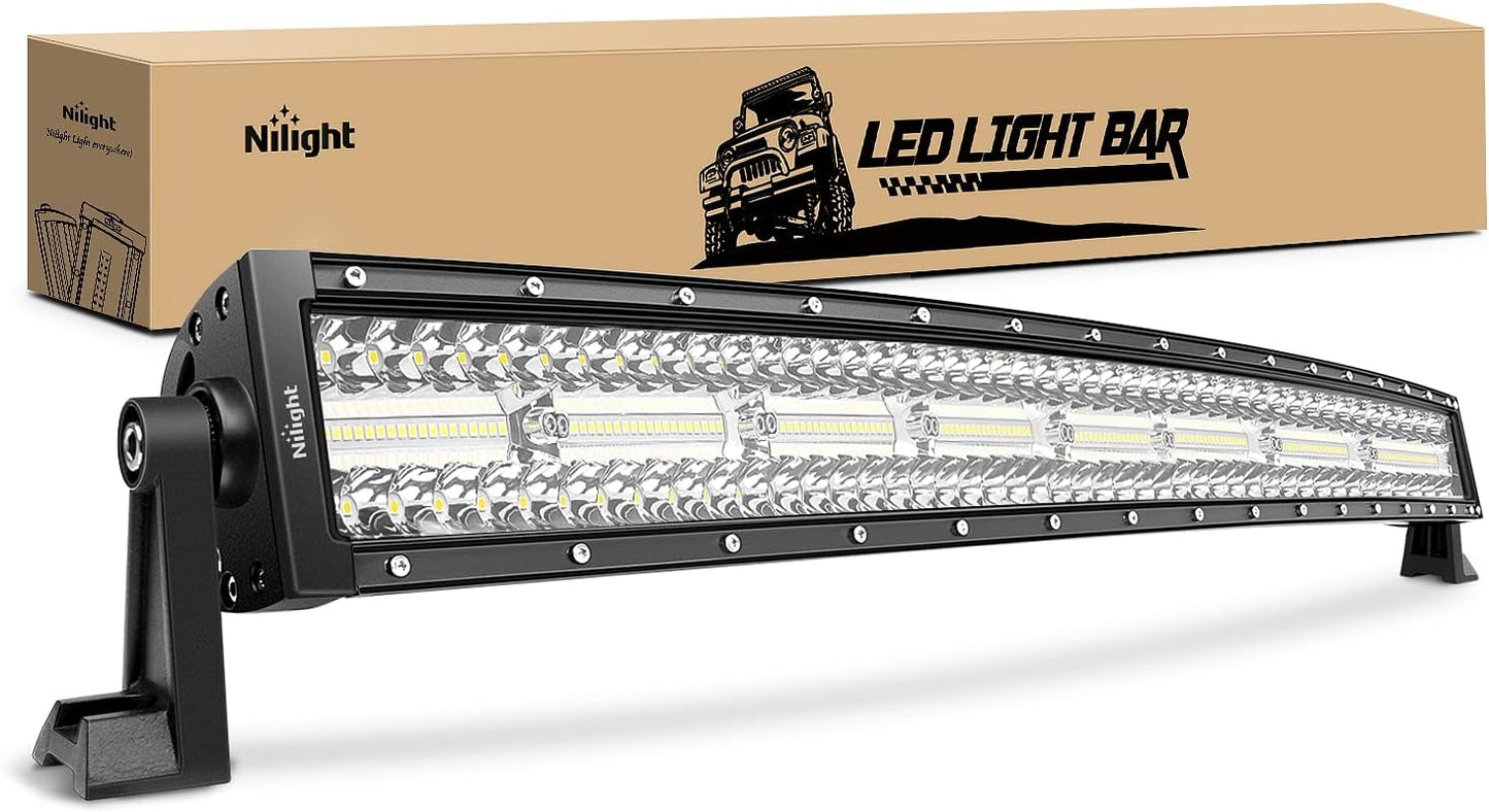 Nilight 33 Inch LED Light Bar with 256 Chips for Off Road Use