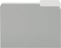 File Folders Letter Size 1/3 Cut Tab Gray 36-Pack - Sturdy Office