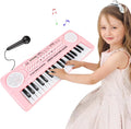 Interactive Kids Piano with Microphone - Musical Toy for Girls