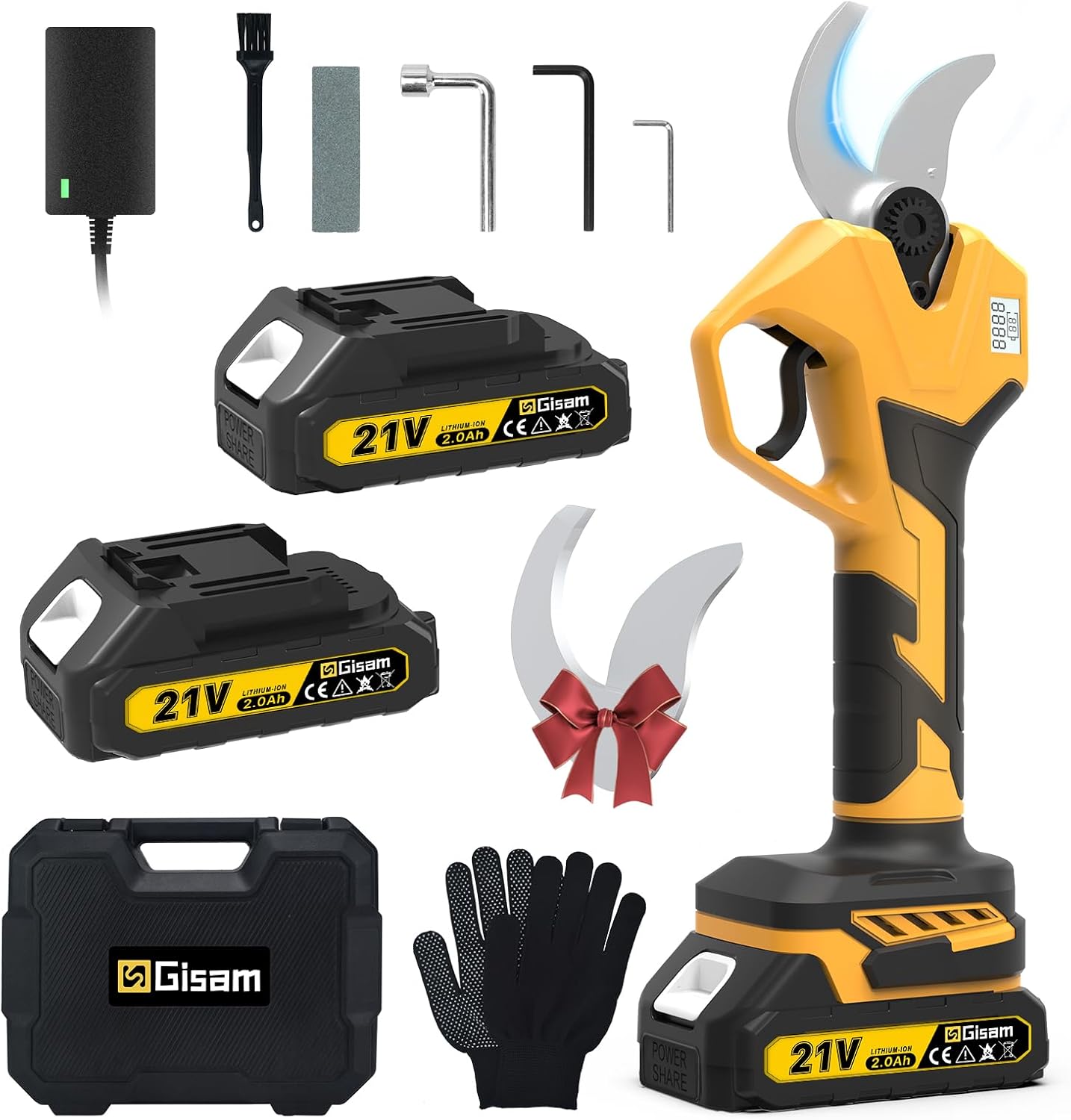 Electric Pruning Shears by highsam for Effortless Gardening