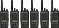 6 Pack Motorola RMU2080D Two Way Radio Walkie Talkies - Clear Group