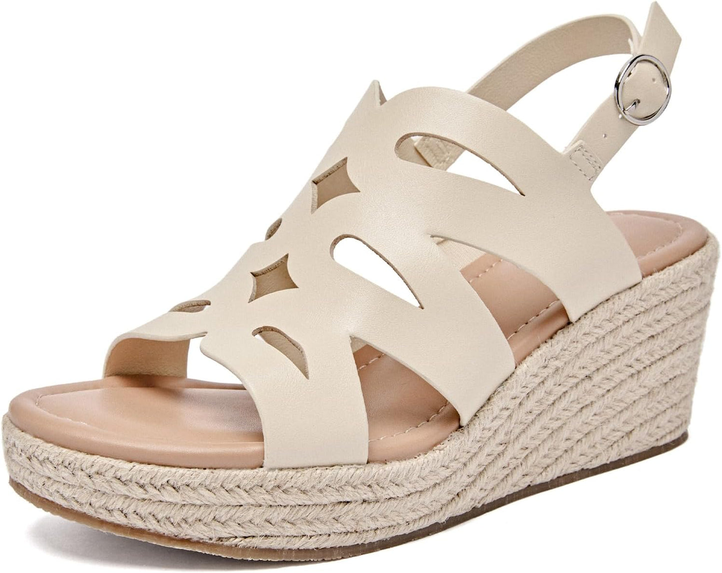 Luoika Women's Wide Width Wedge Sandals for Ultimate Comfort