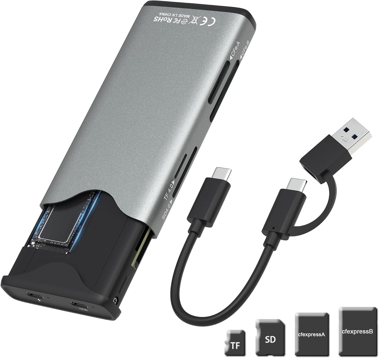 Professional Card Reader & SSD Enclosure for Pros!