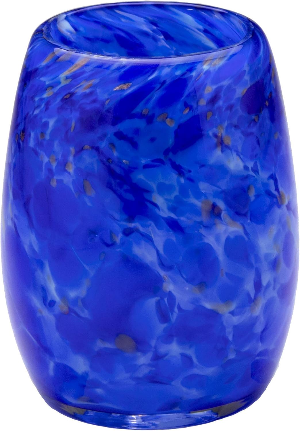 Handmade Blown Glass Votive Candle Holder for Home Decor