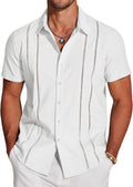 Cuban Guayabera Short Sleeve Shirt - Lightweight Summer Classic