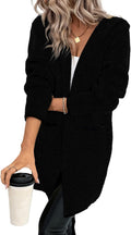Sidefeel Womens Long Sleeve Contrast Cardigan - Cozy Fall Staple