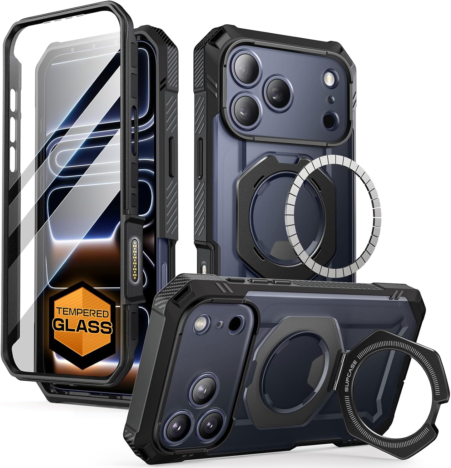 SUPCASE iPhone 17 Pro Max Case with Built-in Screen Protector