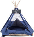 Portable Luxe Pet Teepee with Cushion - Airplane Theme