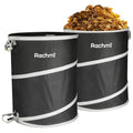 Rachmi 40 Gallon Collapsible Trash Can 2-Pack - Foldable Yard Waste