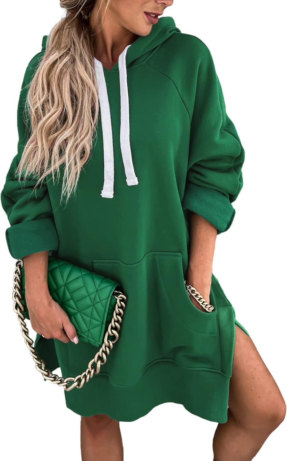 PRETTYGARDEN Oversized Sweatshirt Dress for Women in 2025
