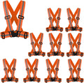 zojo Reflective Vest Lightweight Adjustable Elastic - High Visibility