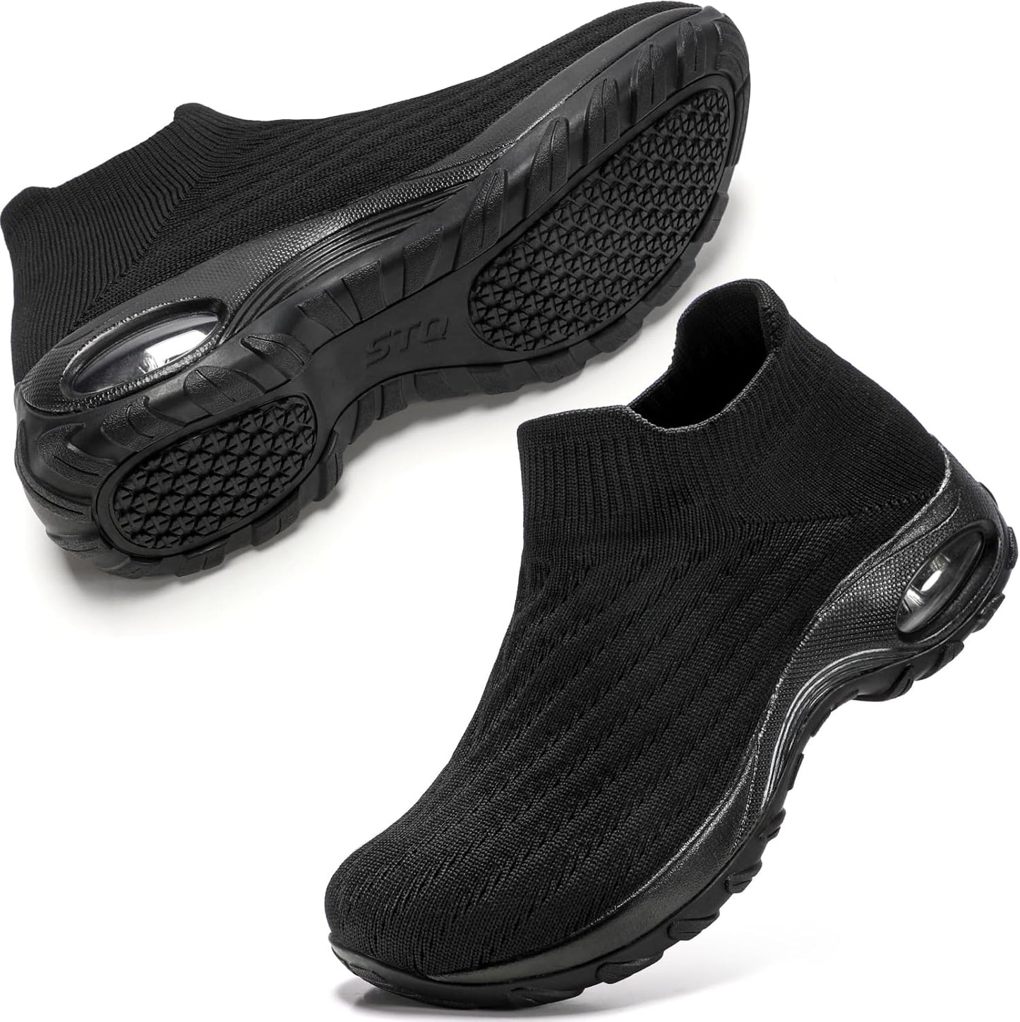 STQ Walking Shoes for Women: Comfortable Slip-On Sneakers
