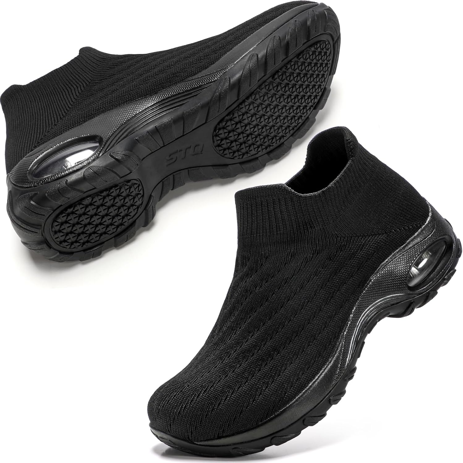 STQ Walking Shoes for Women: Comfortable Slip-On Sneakers