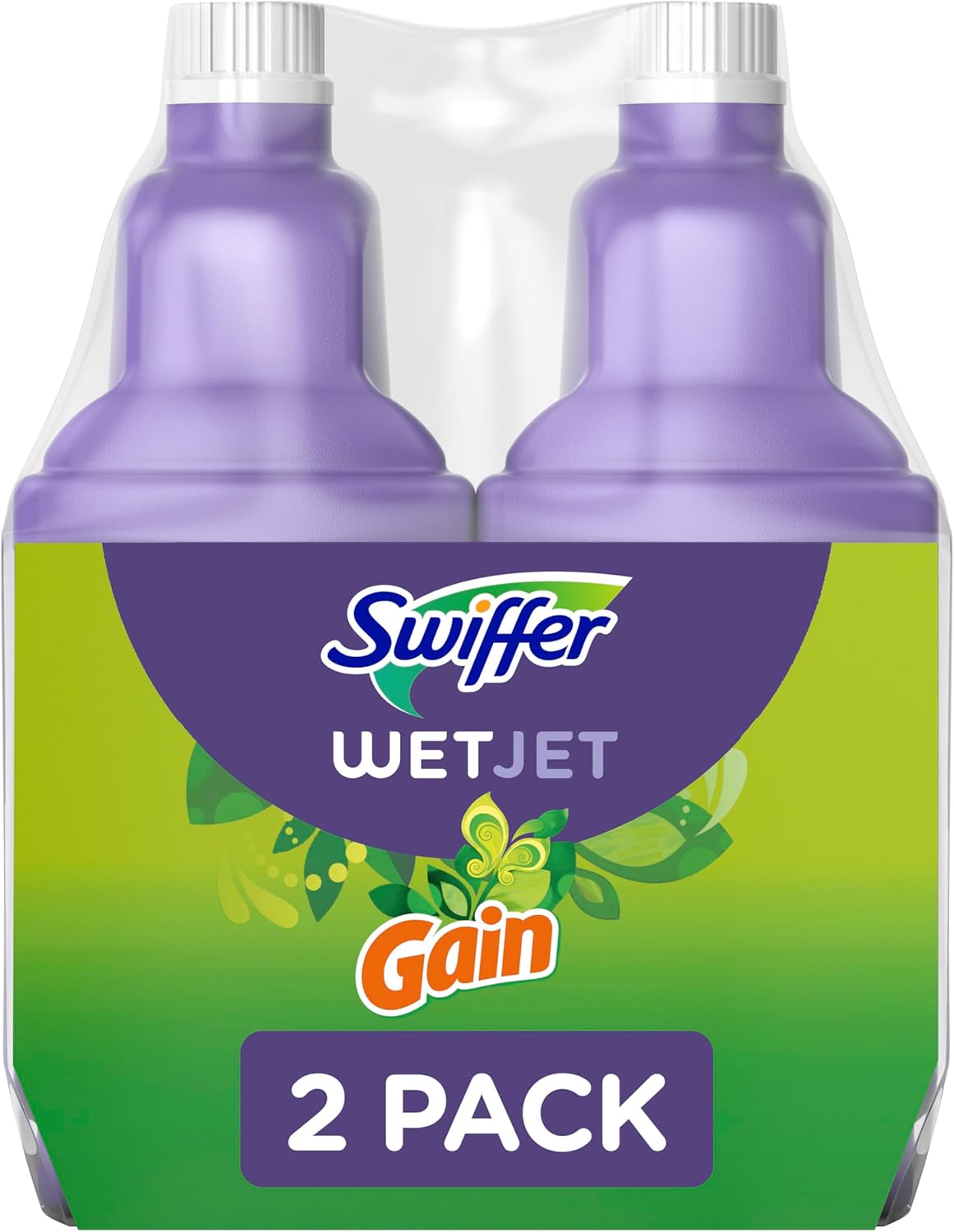 Swiffer WetJet Gain-scented Floor Cleaner 2-Pack