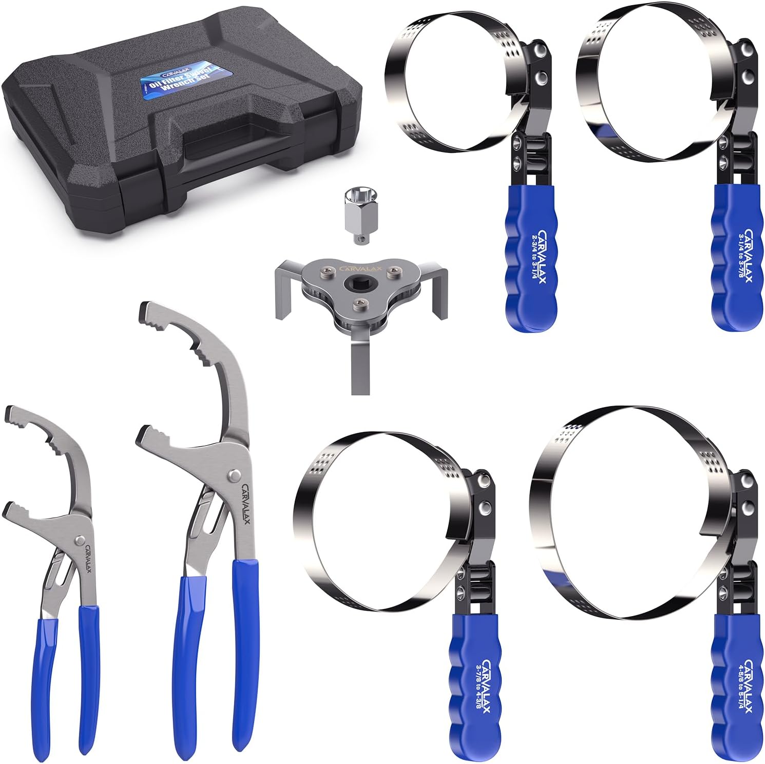 8PCS Oil Filter Wrench Set for Efficient Auto Repair Tasks