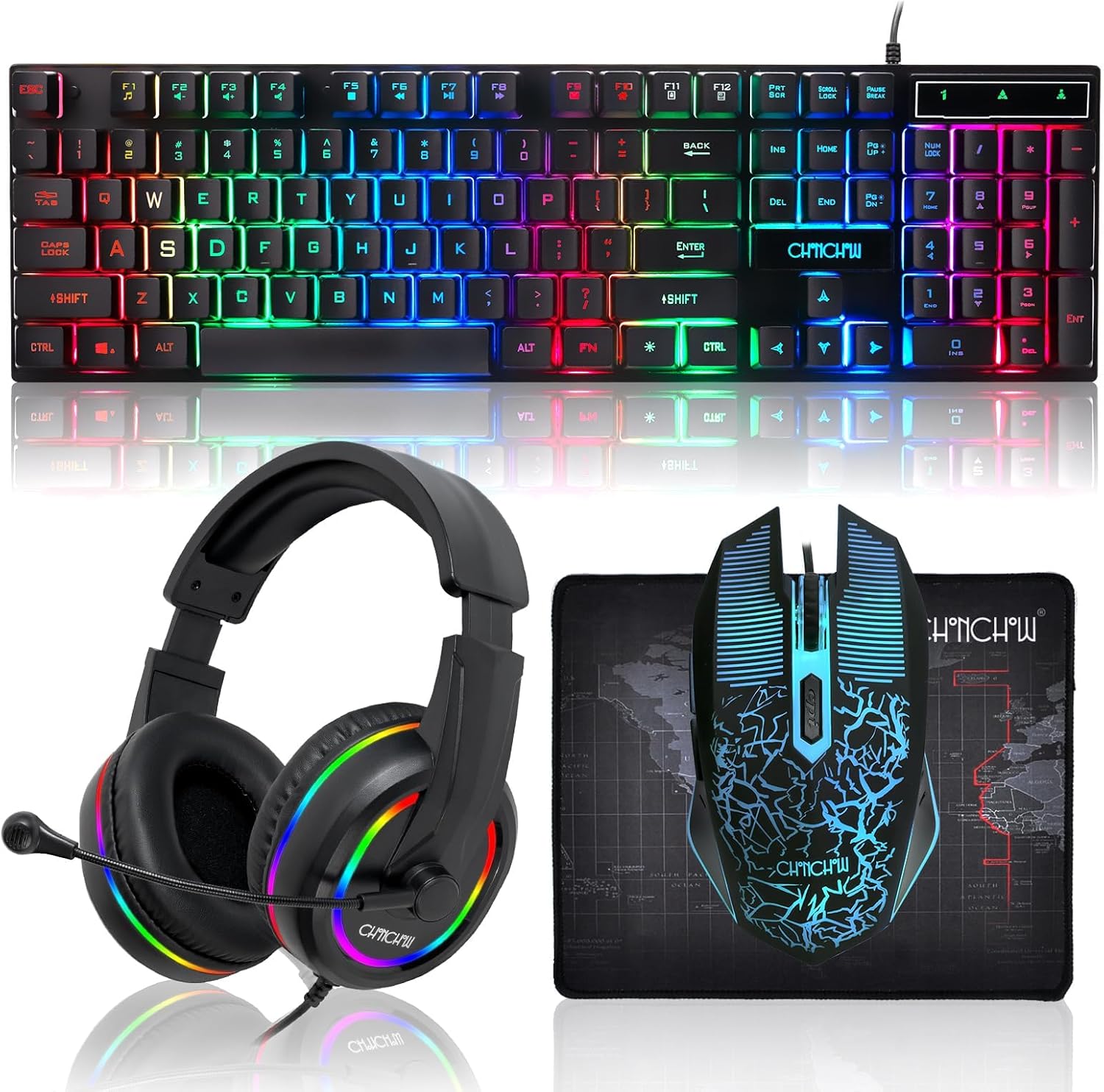 CHONCHOW Gaming Bundle: Ultimate Gamer Setup