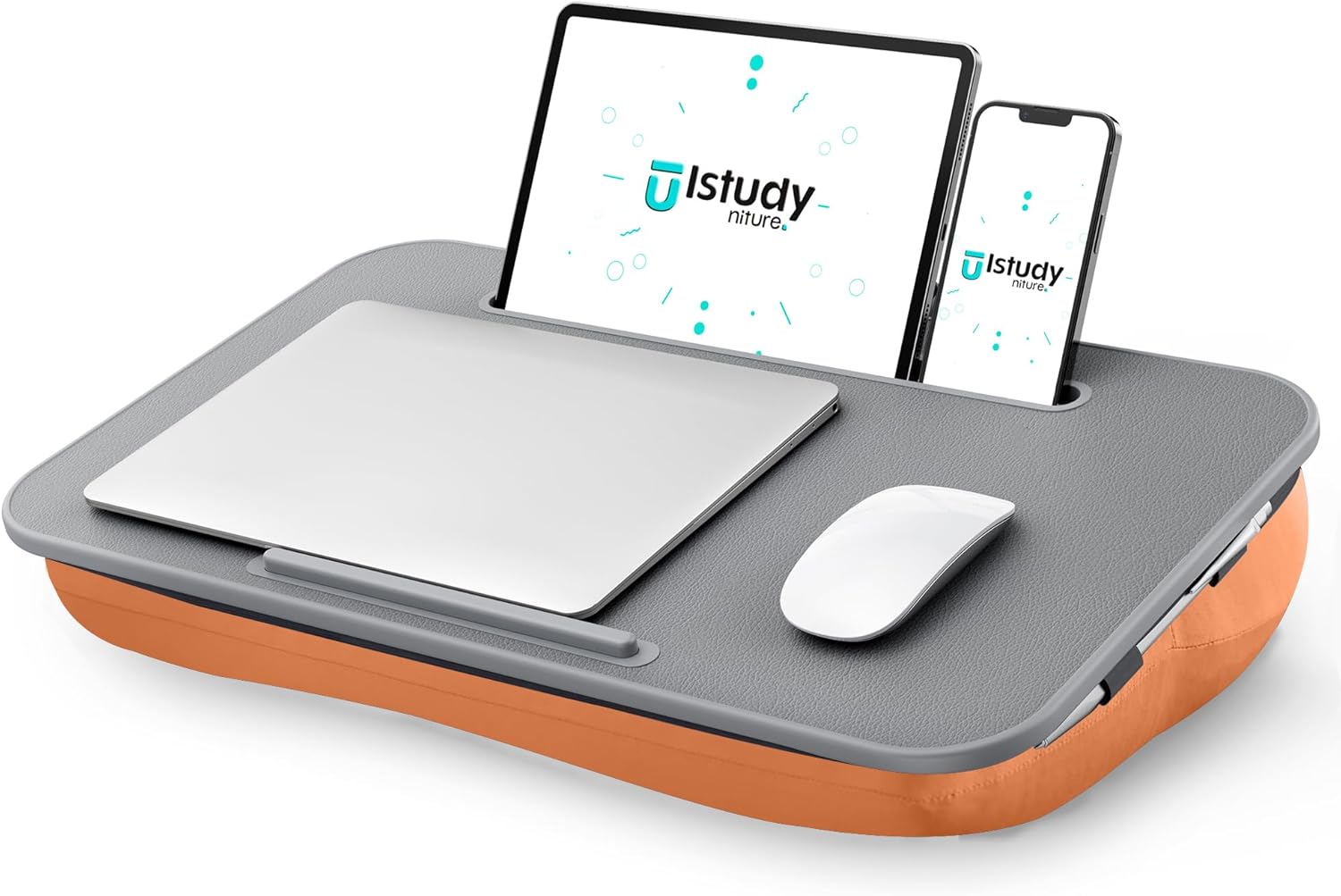 Large Laptop Lap Desk with Phone Holder - ISTUDYNITURE