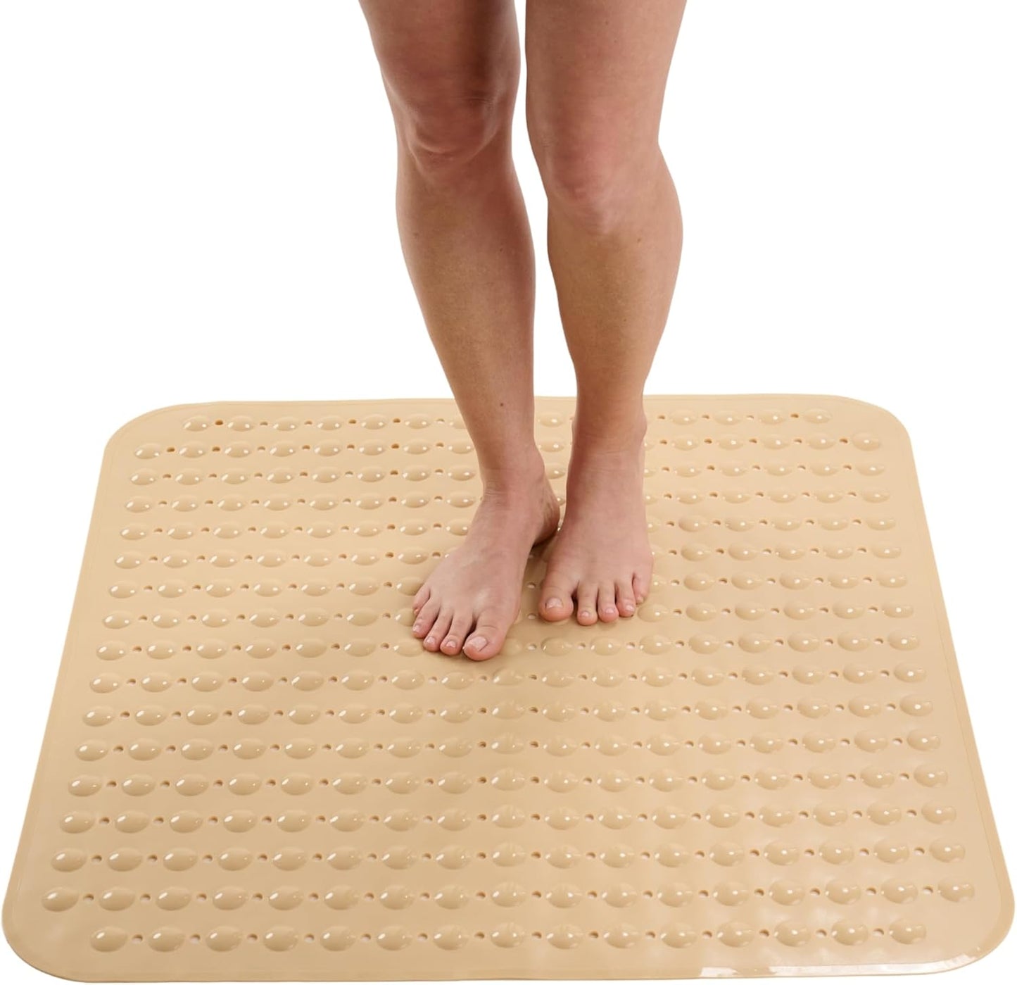 ENKOSI Extra Large Square Non Slip Shower Mat for Safety