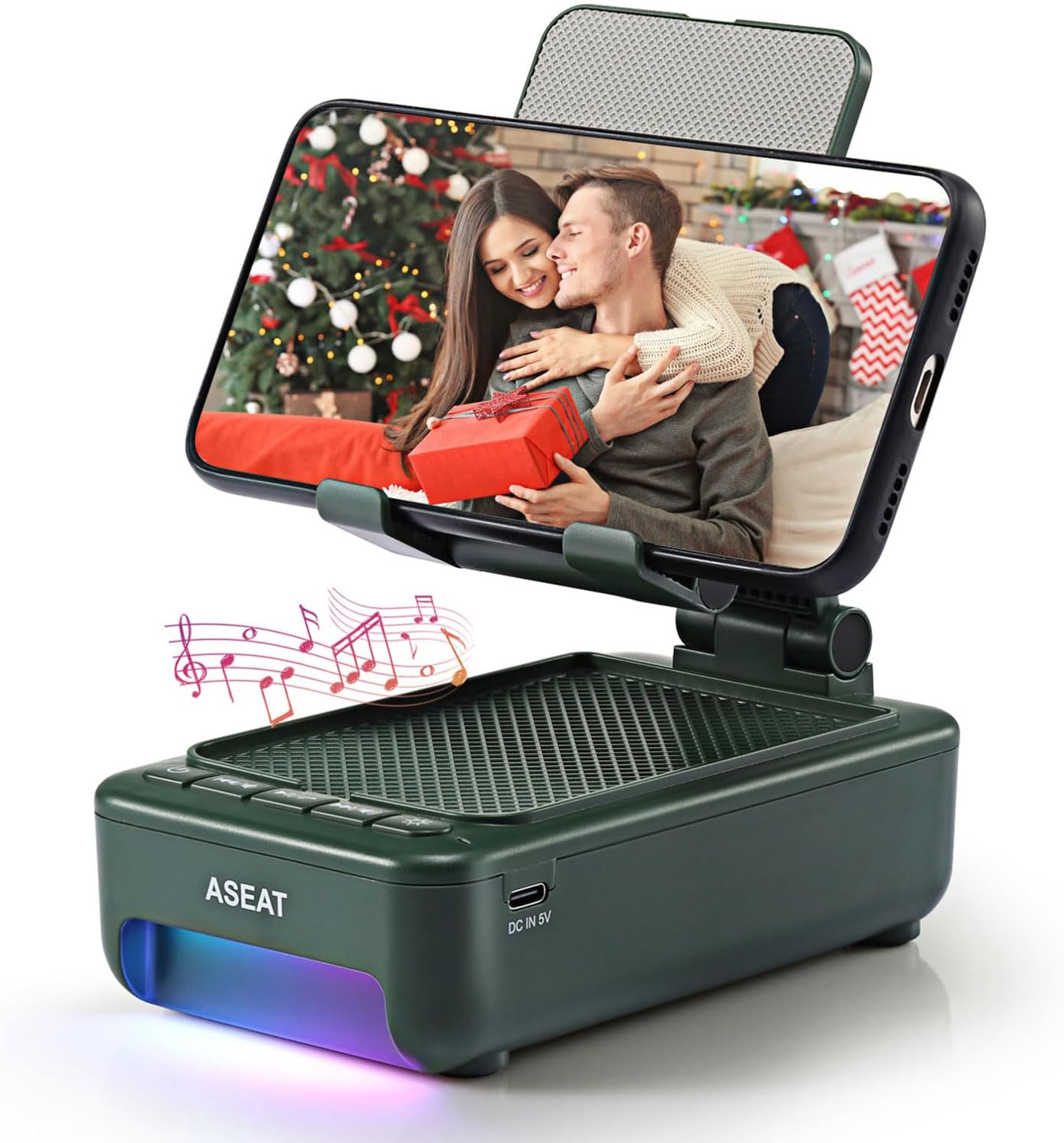 Unique Gifts for Men Him with Bluetooth Speaker and LED Light