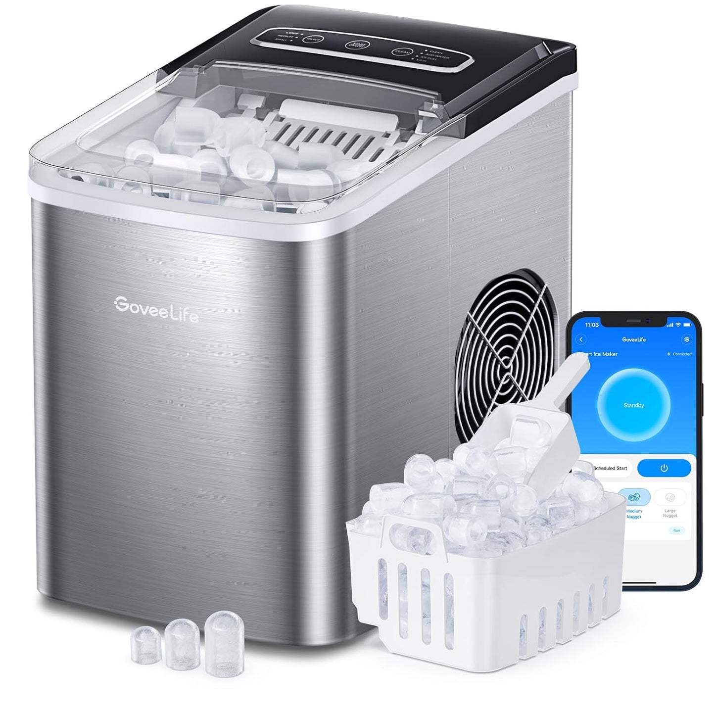 GoveeLife Smart Countertop Ice Maker for Home and Parties