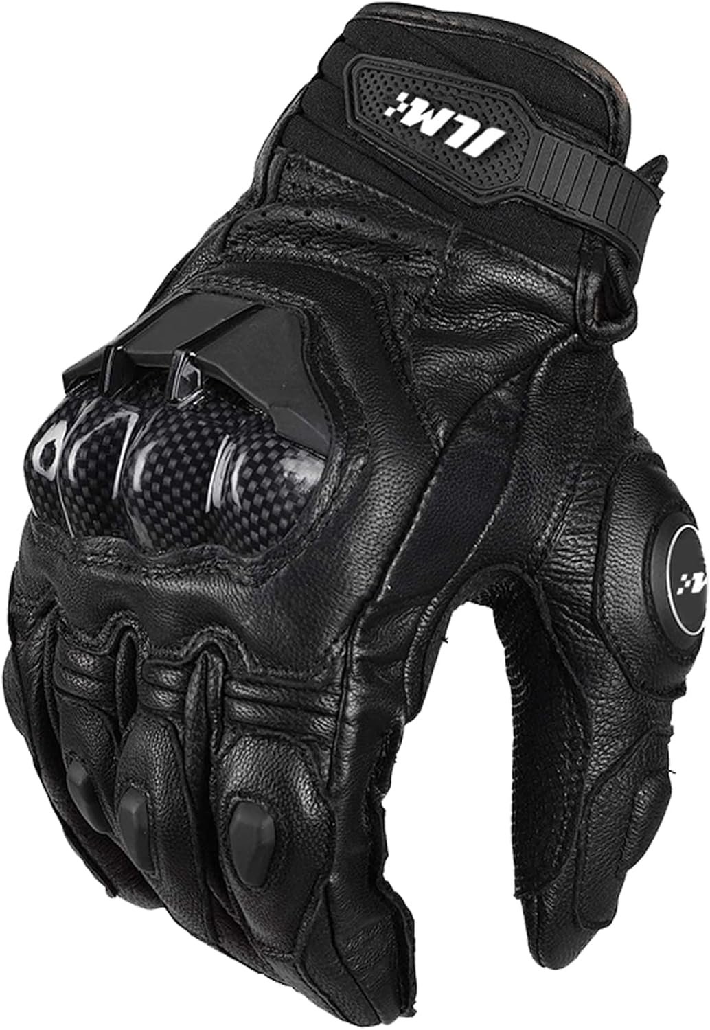 ILM Air Flow Leather Motorcycle Gloves Touchscreen for All Riders