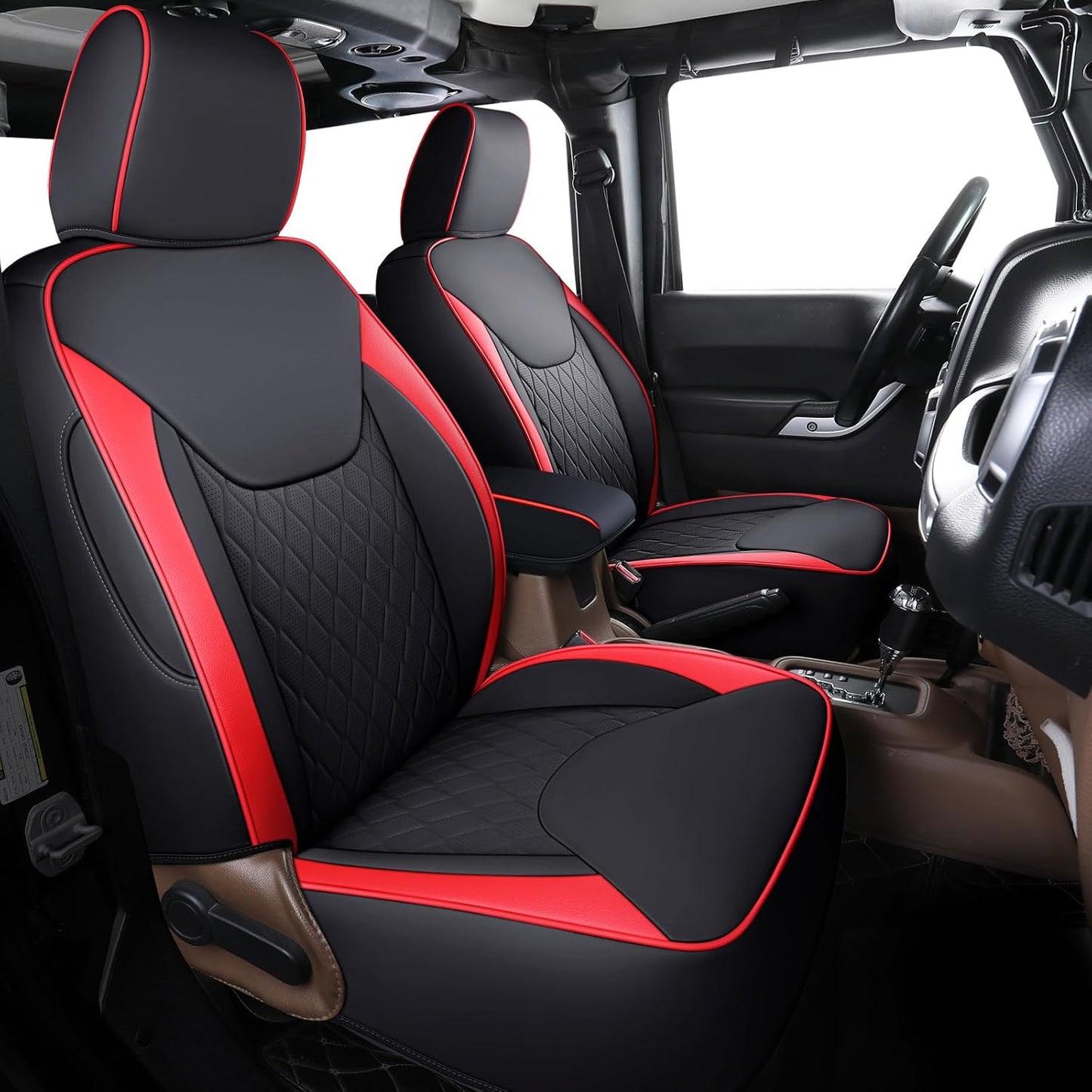 Custom Fit Coverado Seat Covers for Jeep Wrangler JK JL 2007-2024