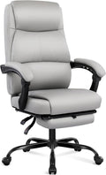 Big and Tall Office Chair with Footrest - High Back Recliner