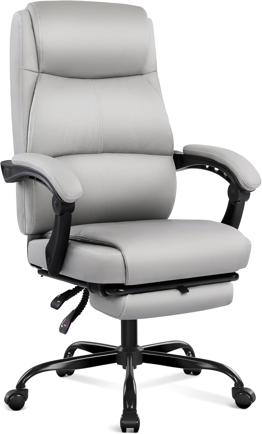 Misolant Big and Tall Office Chair with Footrest for Comfort