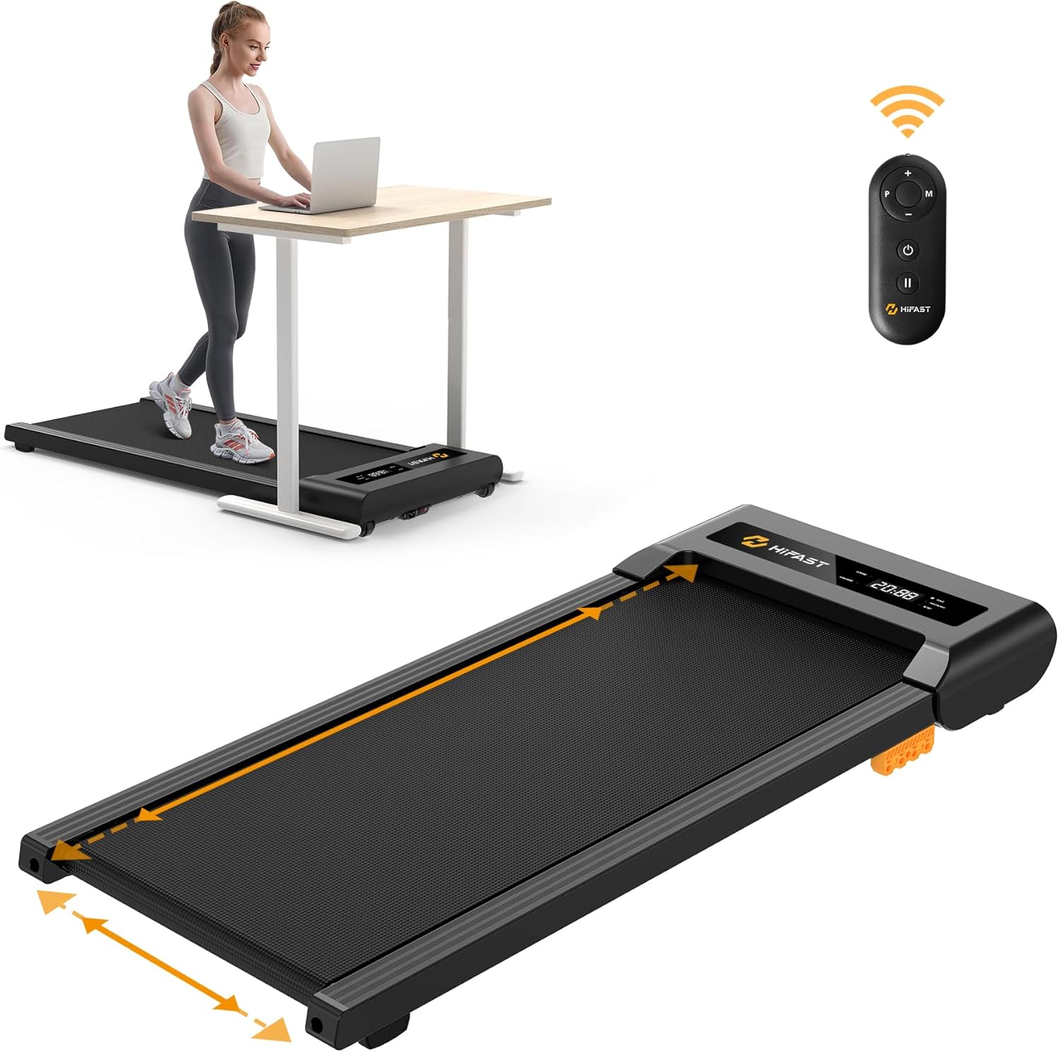 HiFast Portable Walking Pad - Get Fit Anywhere!