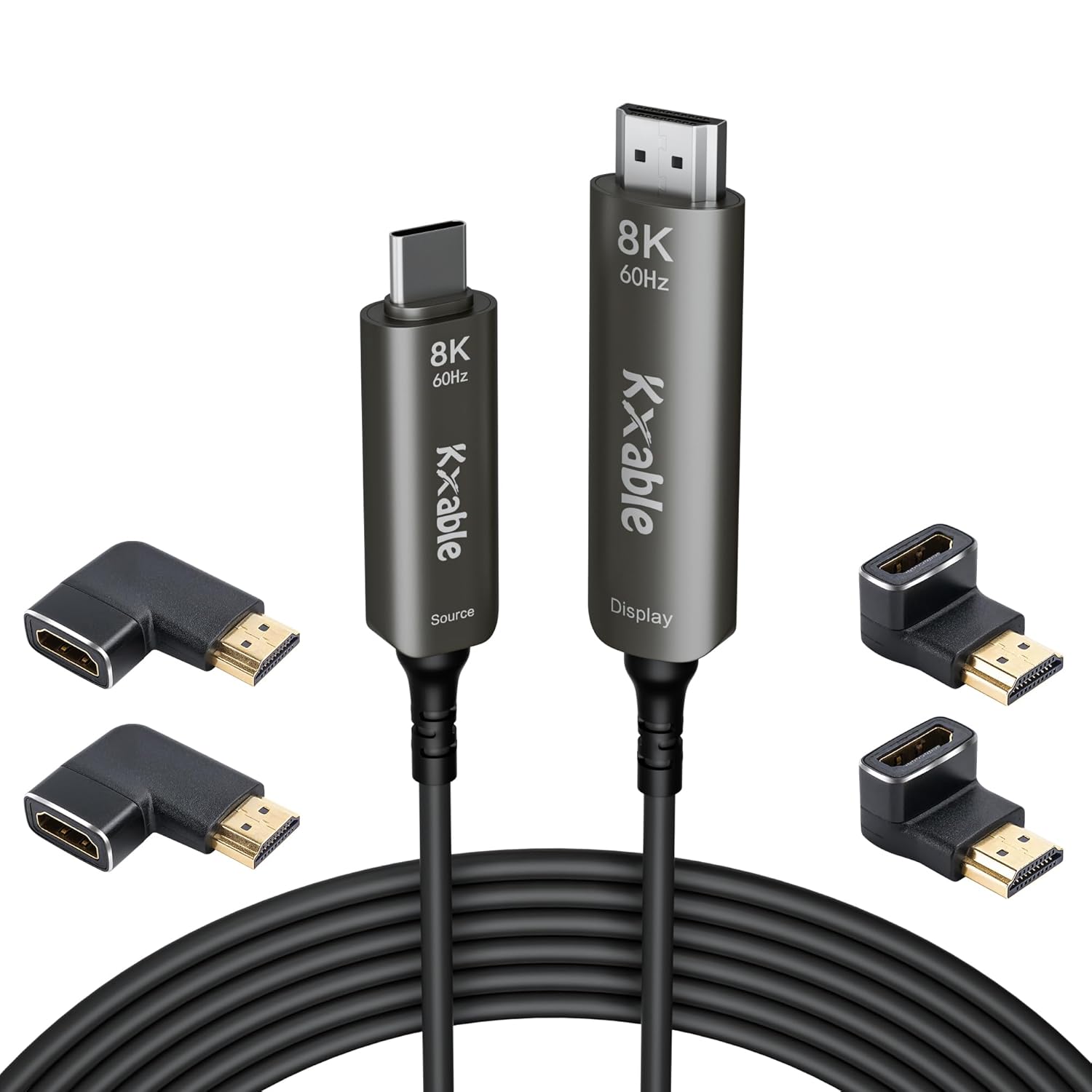 Crystal Clear 8K Streaming: 50FT USB C to HDMI Cable