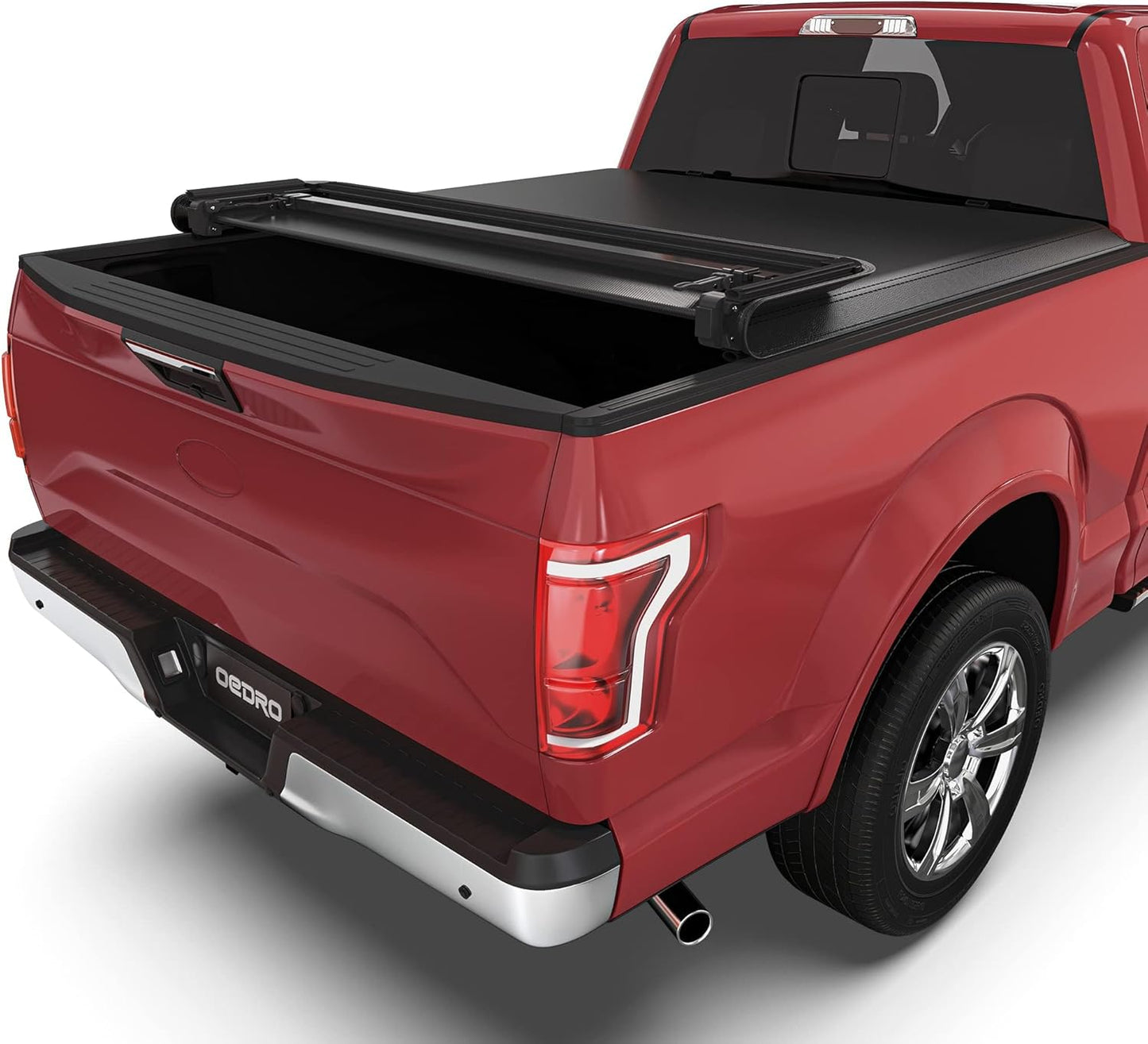 OEDRO Quad Fold Tonneau Cover for 2015-2025 Ford F-150