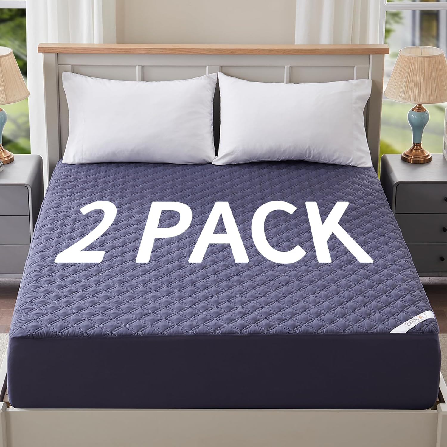 Waterproof Mattress Protector Twin Size with Deep Pocket Design