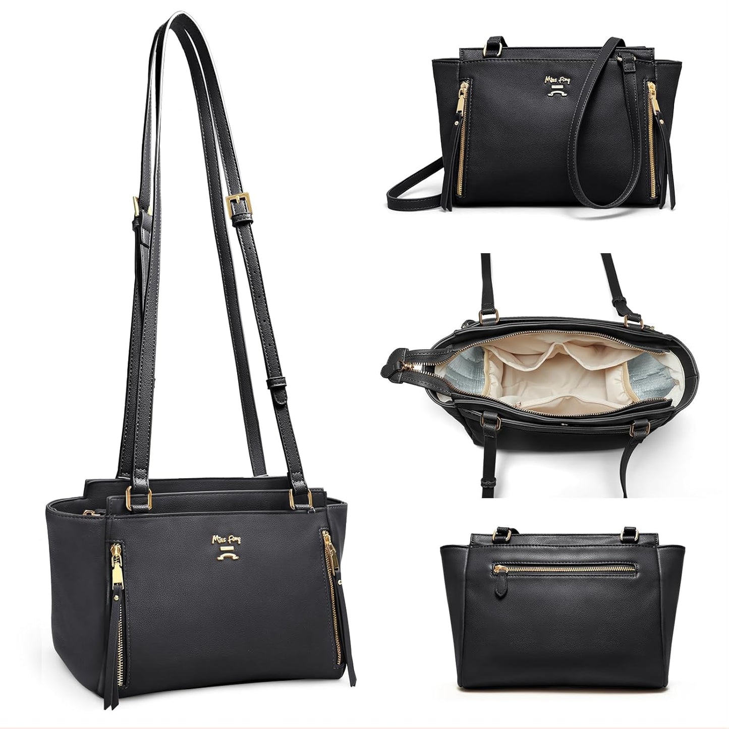 Stylish miss fong Small Diaper Bag with Insulated Pockets