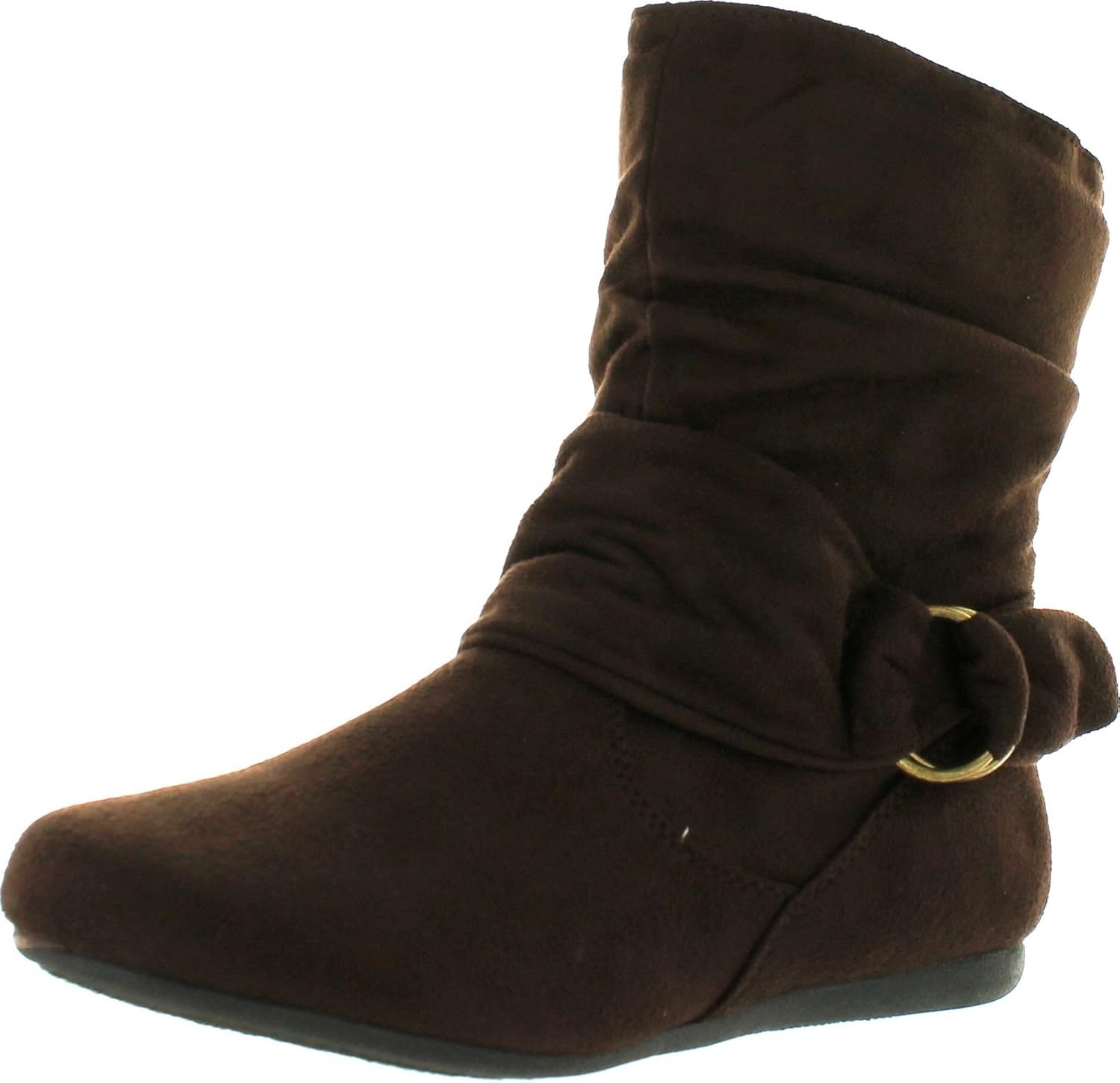 BESTON Forever Selena-58 Women's Fashion Mid Calf Slouch Boots
