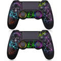 GamingBoy Wireless Controller for PS4 2 Pack - RGB Lighting Dual