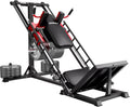 Leg Press Hack Squat Machine Combo - 4 in 1 Adjustable Home Leg Press