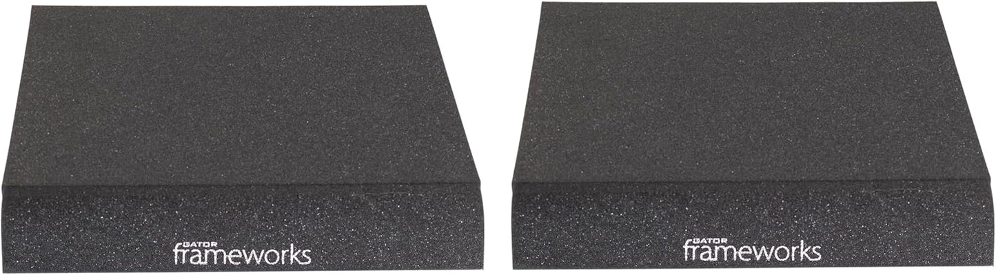 Gator Frameworks Acoustic Foam Isolation Pads for Studio Monitors
