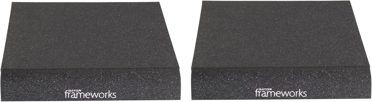 Gator Frameworks Acoustic Foam Isolation Pads for Studio Monitors