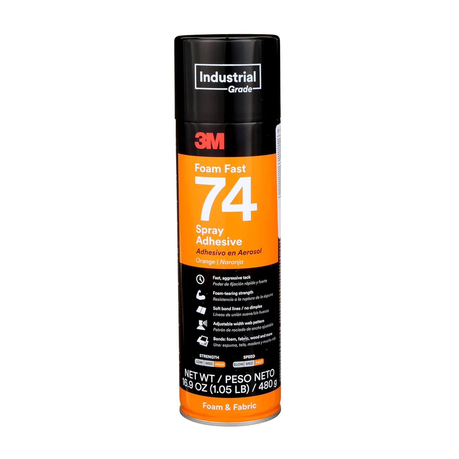 3M Foam Fast 74 Spray Adhesive for Industrial Applications