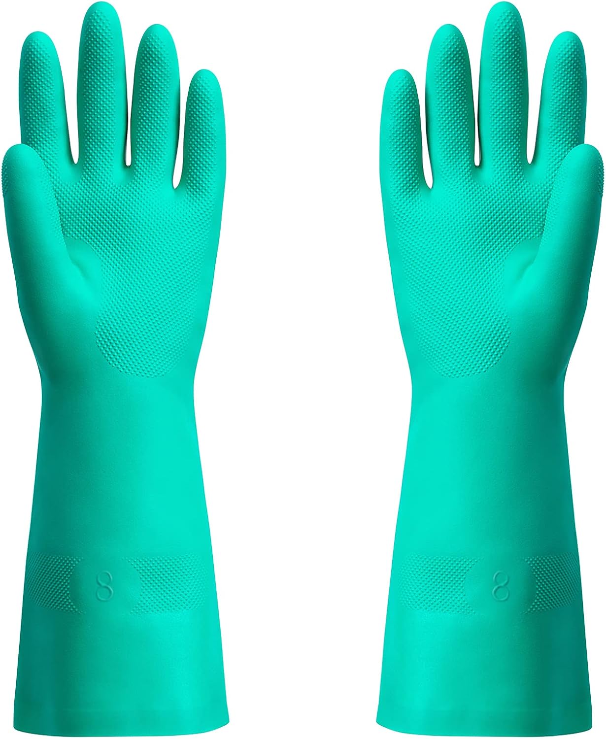 Chemical Resistant Nitrile Gloves - Protects Against Acids & Solvents