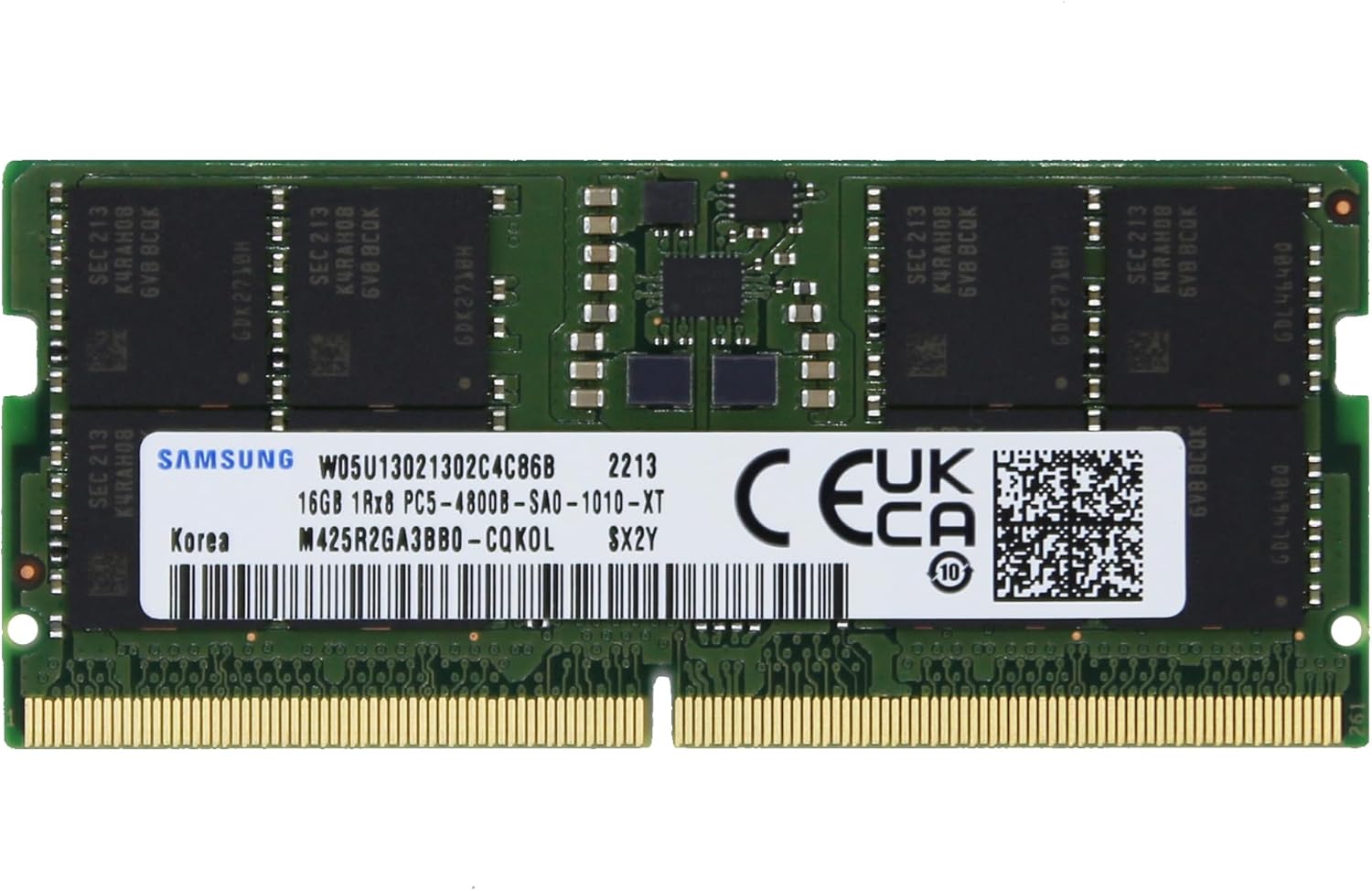 Sam Original 16GB DDR5 4800MHz SODIMM Memory Module Upgrade