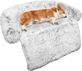 Calming Dog Bed Fluffy Plush Dog Mat for Furniture Protector - Medium