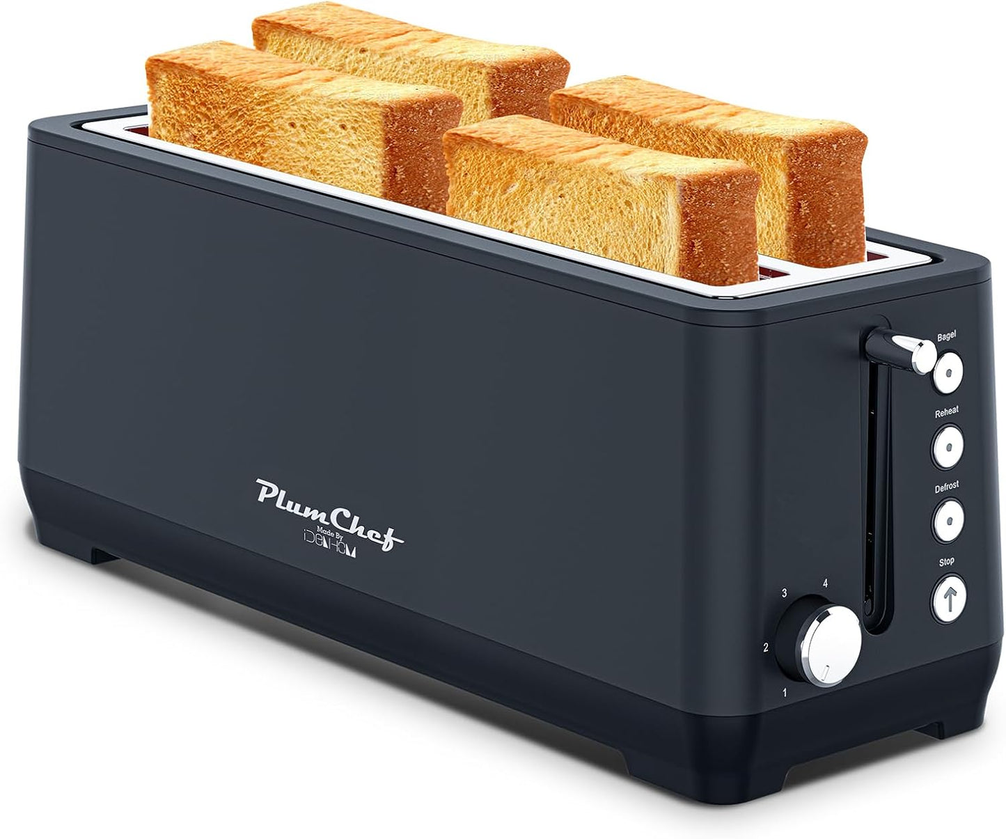 4-Slice Toaster with Extra Wide Slots and 6 Browning Settings