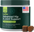 Wuffes Advanced Dog Hip and Joint Supplement - Pork Chews for Mobility