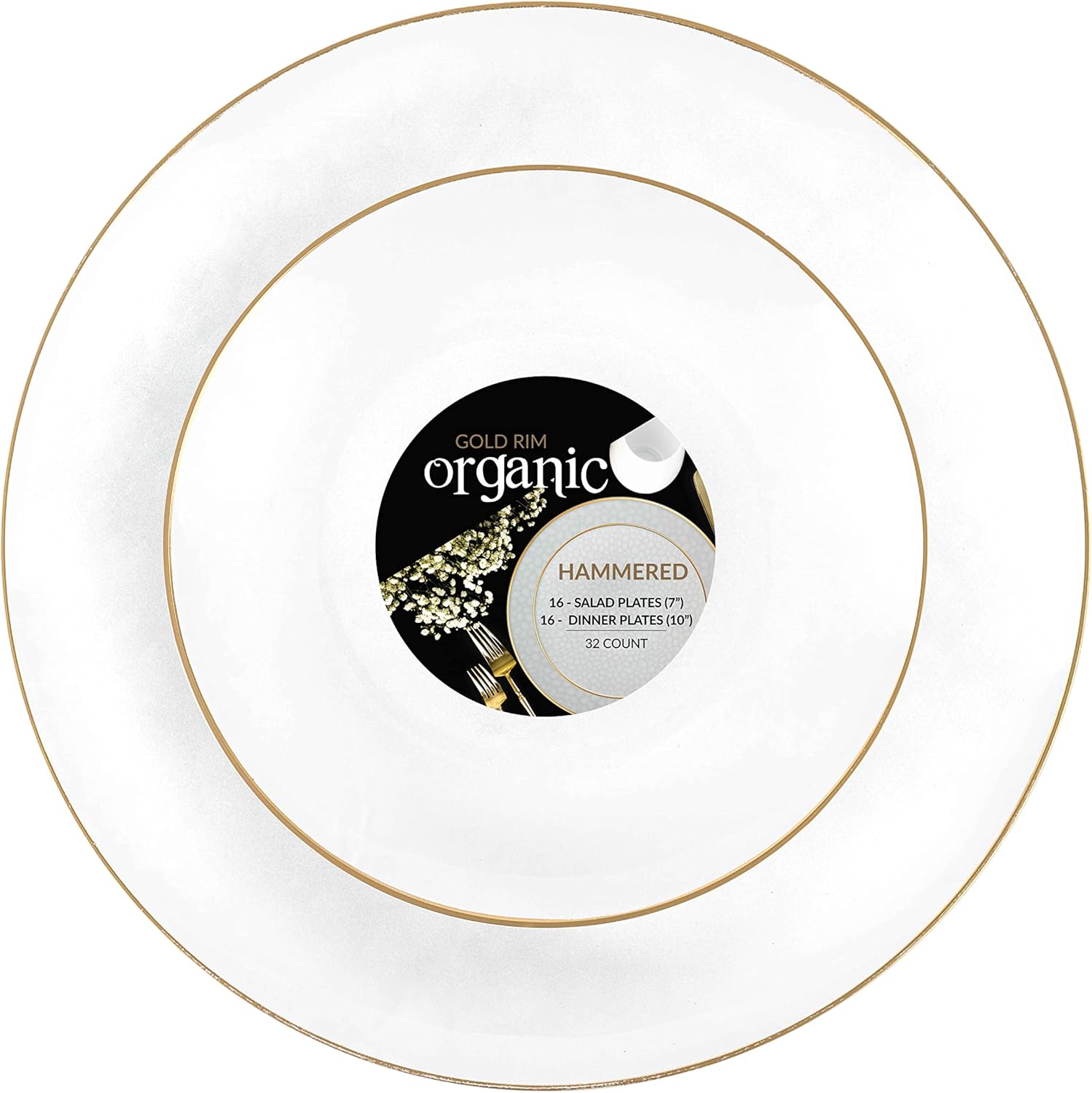 Elegant Plasticpro 64-Piece Combo Plates Set for Every Occasion