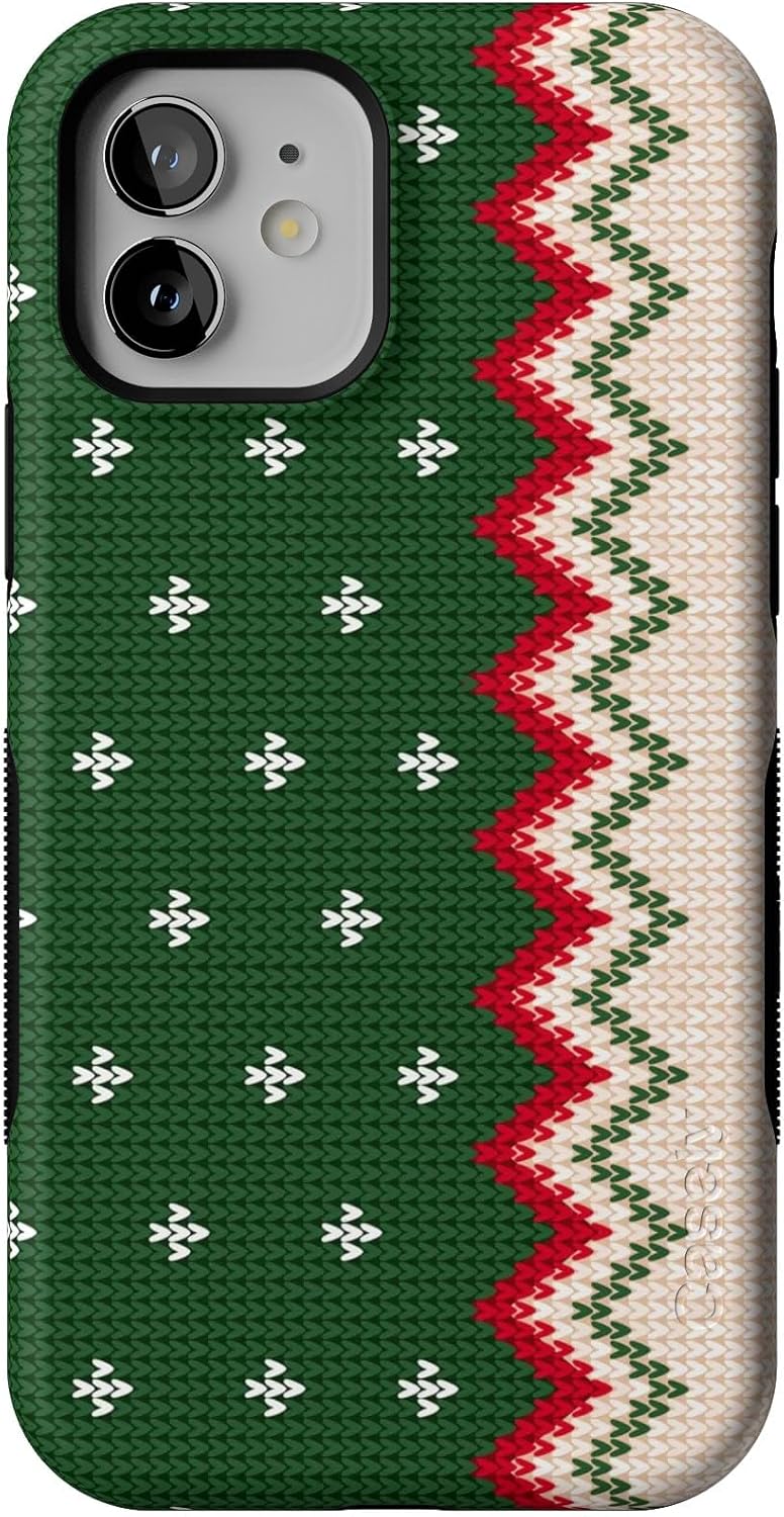 Bold Protective iPhone 12/12 Pro Case with Unique Knit Design