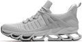 Women's Athletic Tennis Walking Sneakers - Comfortable Slip On Fit