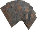 AULIGET 100 Piece Rust Slate Peel and Stick Backsplash Tiles