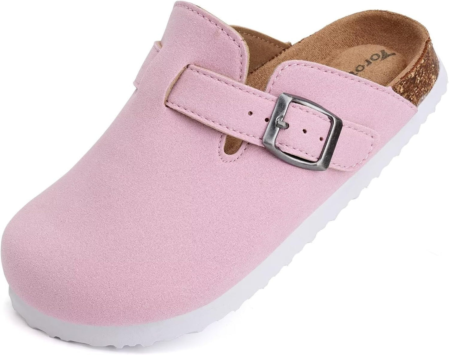 Torotto Kids Suede Clogs with Arch Support for Comfort and Style