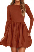 PRETTYGARDEN Fall Dresses for Women 2025 A Line Mini Dress